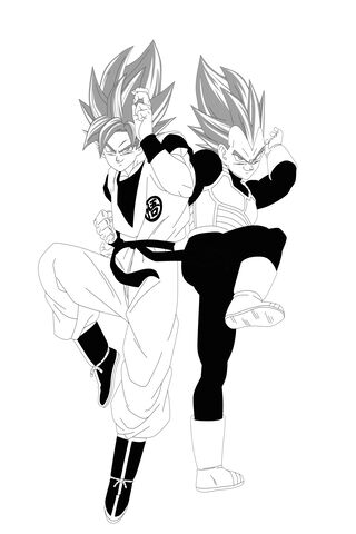 Epic Showdown: Goku and Vegeta Unite! ⚔️🔥