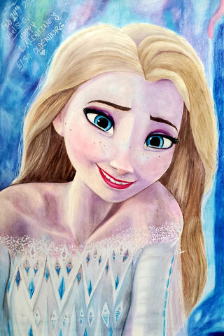 Frozen Beauty: A New Take on Elsa ❄️✨
