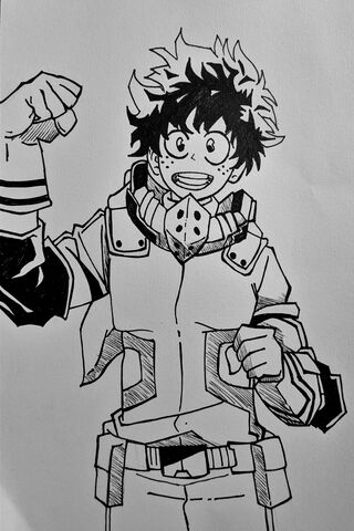 The Determined Hero: Izuku Midoriya