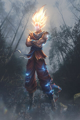 Goku Ascends: The Power of Super Saiyan