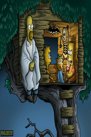 Spooky Treehouse Tales: A Simpsons Halloween Adventure 🎃👻