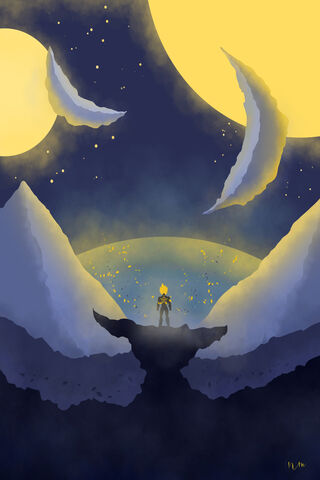 Vegeta Ascendant: A Celestial Journey 🌌✨