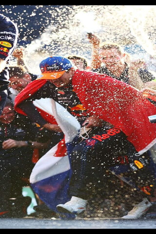 Victory Celebration: Max Verstappen's Triumph 🏆🎉