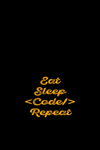 Eat Sleep Code Repeat Wallpaper in 4K