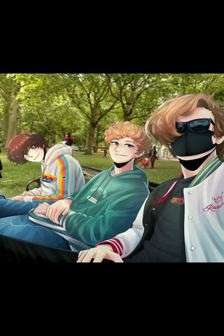 Chillin' with the Trio 🌳✨