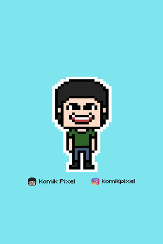 Pixelated Mischief: The Komik Pixel Character
