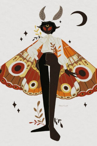 Mystical Moth Man: Guardian of the Night 🌙🦋
