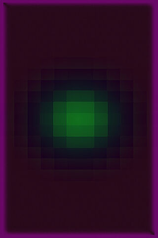 Emerald Glow: A Pixelated Journey