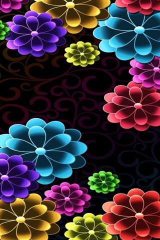 Vibrant Blossoms: A Dance of Colors 🌸🌈