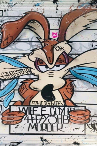 Wile E. Coyote's Artistic Escape 🎨🐾
