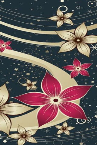 Celestial Blooms: A Dance of Petals 🌌🌸