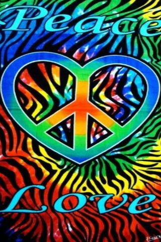Vibrant Harmony: A Celebration of Peace and Love 🌈✌️❤️