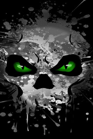 Whiskers of the Night: A Sinister Skull