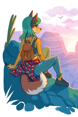 Furry Adventure Awaits! 🌄🐾