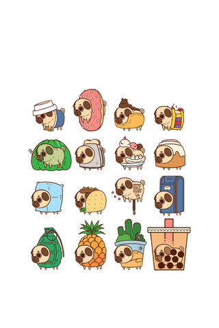 Puglicious Delights: A Feast of Pugs! 🍩🐶