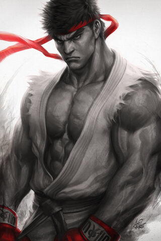 Ryu: The Unyielding Warrior 🥋🔥