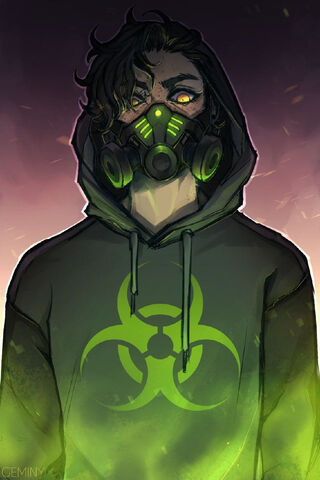 Hazardous Vibes: The Toxic Guardian ☣️💚