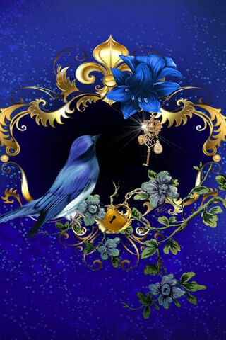 Whispers of the Blue Petal 🌸🕊️