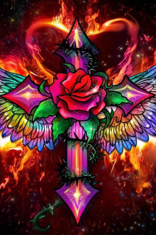 Eternal Love: A Fiery Embrace 🔥❤️