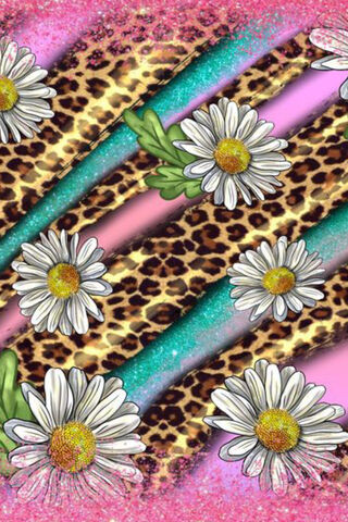 Wild Blooms: A Fusion of Nature and Style 🌼🐆