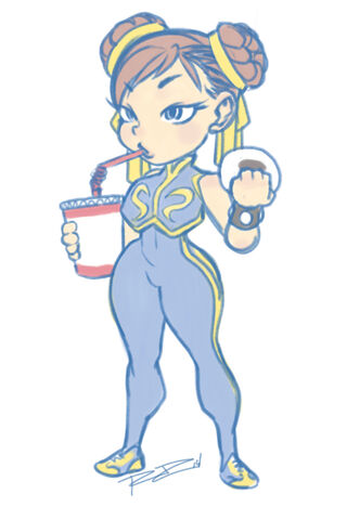 Chun-Li's Chill Day 🍩🥤