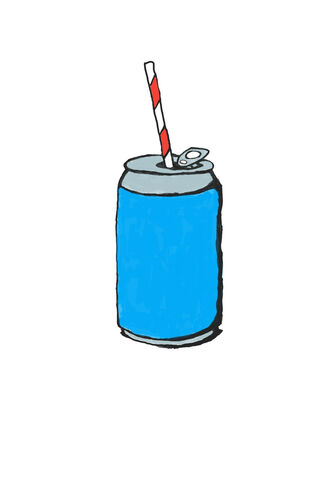 Cool Blue Refreshment 🥤