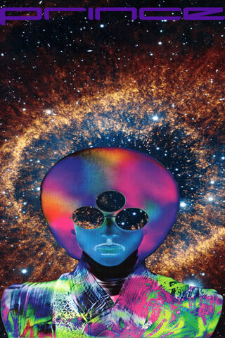 Cosmic Vibes: The Multicolored Prince 🌌🎤