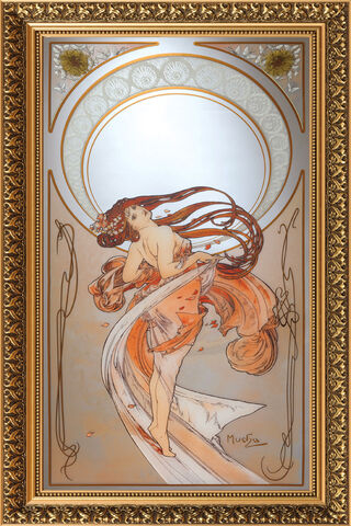 Whispers of Dance: A Mucha Masterpiece