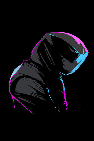 Neon Rider: The Essence of Minimalism 🏍️✨