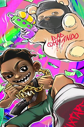 Rebel Vibes: The Bad Commando Chronicles 🎨💥