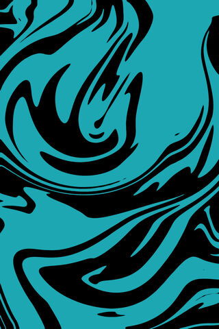 Mystical Waves of Blue