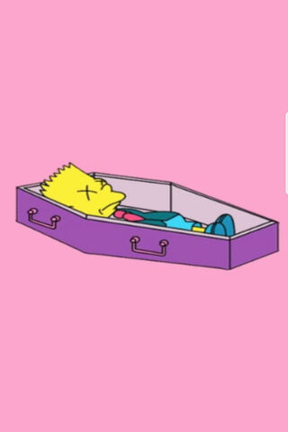 Bart's Final Resting Place: A Cartoon's Dark Humor