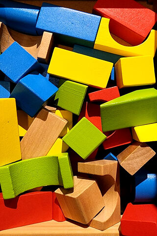 Vibrant Playtime: A World of Colorful Blocks