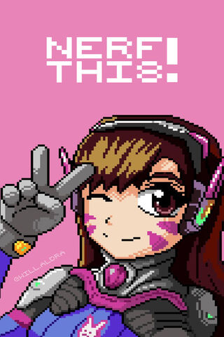 Pixel Power: D.Va's Nerf Challenge! 🎮✨