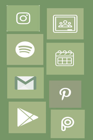 Vibrant Green Icons for a Digital World 🌿✨