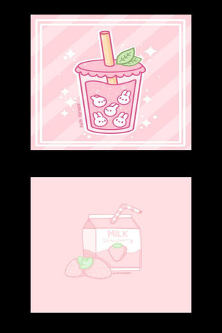 Sweet Sips and Creamy Dreams 🍓🥤