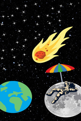 Cosmic Adventure: The Meteorite's Journey 🌌☄️