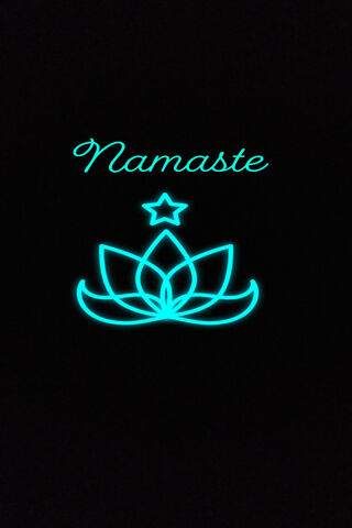 Glow of Serenity: Namaste 🌟