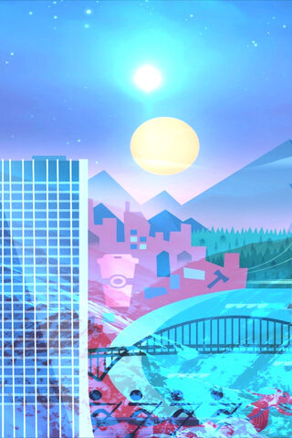 Punch Hole: A Glimpse into a Vibrant World 🌅✨