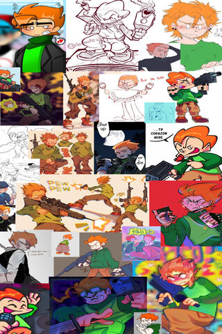 Pico's Epic Adventures: A Colorful Collage 🎮✨