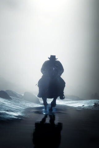 Mystery Rider in the Mist 🌫️🐎