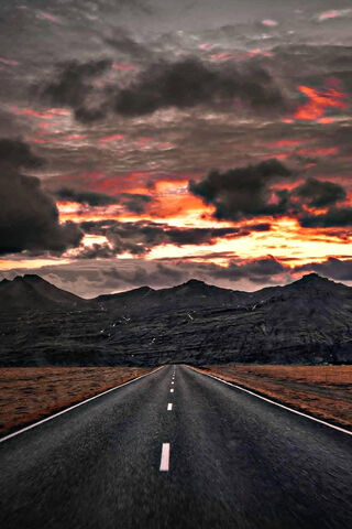 Journey Through the Twilight Road 🌅