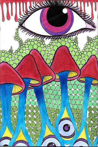 Trippy Eye Mushrooms