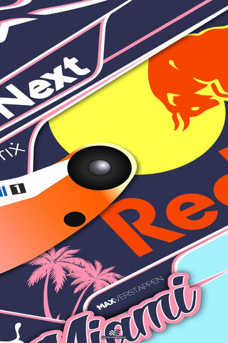 Max Verstappen's Miami GP 2022: A Colorful Tribute 🌴🏎️