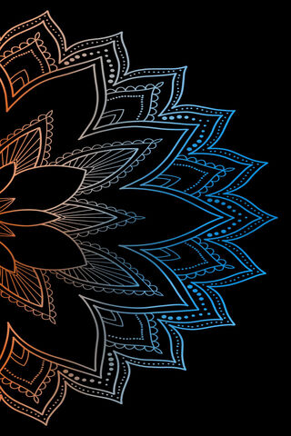 Whimsical Feather Mandala 🌈✨