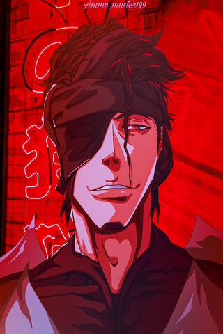 Aizen's Enigmatic Gaze: The Mastermind of Deception 🔥🖤