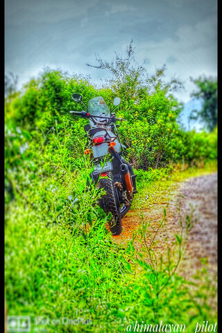 Ahmed's Adventure on Two Wheels 🏍️🌿