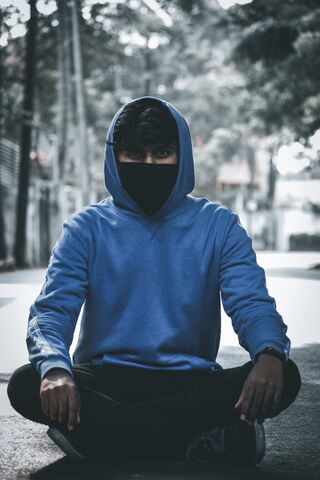 Silent Streets: The Masked Reflection of Corona