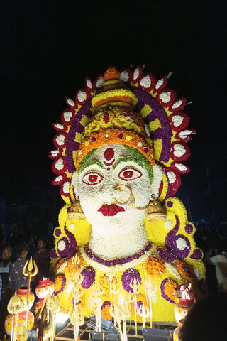 The Radiant Goddess: Durga Matha in Bloom 🌼✨