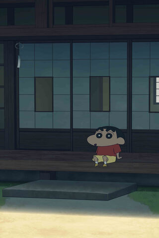 Shin-chan's Quiet Moment 🌙